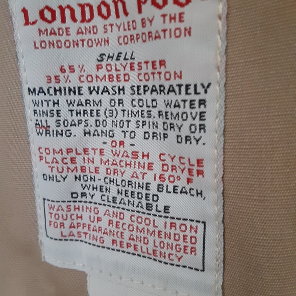 London Fog Main Coat size 8 regular - Picture 5 of 5